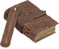 Leather Bound Vintage Journal for Women & Men - Rustic Brown