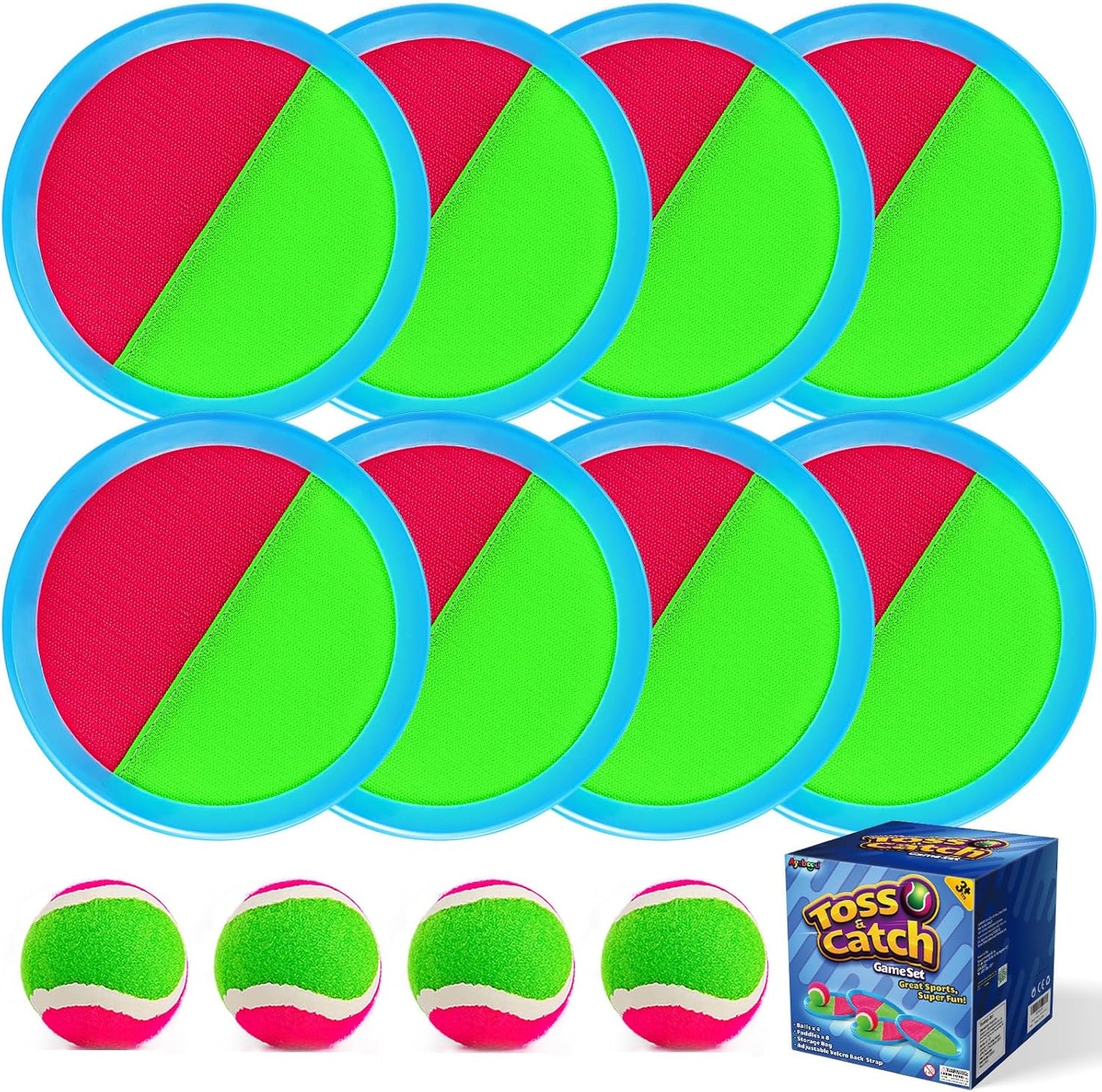 Toss & Catch Ball Set for Hours of Outdoor Fun!