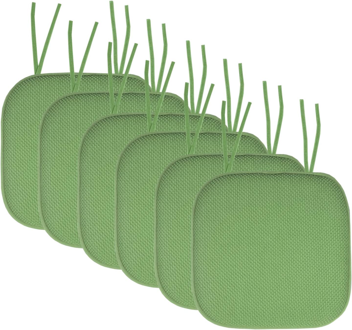 Memory Foam Chair Cushion Pads with Ties for Ultimate Comfort