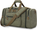 Canvas Duffle Bag 60L Expandable Travel Duffel - Carry-On Ready