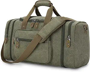 Gonex Canvas Duffle Bag for Travel 50L Weekender Bag Review