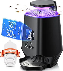 Fruit Fly Traps for Indoors - Smart Bug Catcher with Sensor