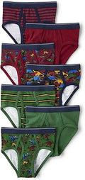 Boys' Cotton Briefs Underwear Variety 7-Pack for Comfort