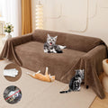 Cat Scratch Furniture Protector Sofa Cover 134in x 71in Brown