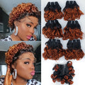 Short Curly Wavy Bundles with Closure for Stunning Looks