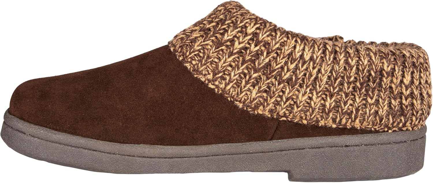 Clarks Women's Knit Scuff Slipper - Comfort and Style Combined