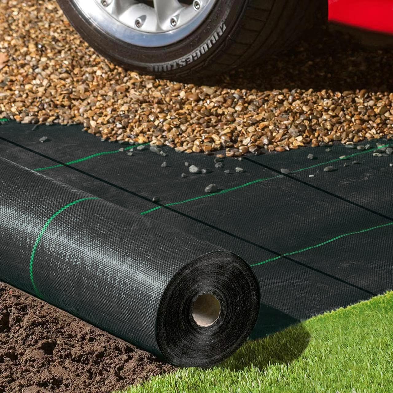 Heavy Duty Weed Barrier Fabric for Gardens and Landscapes