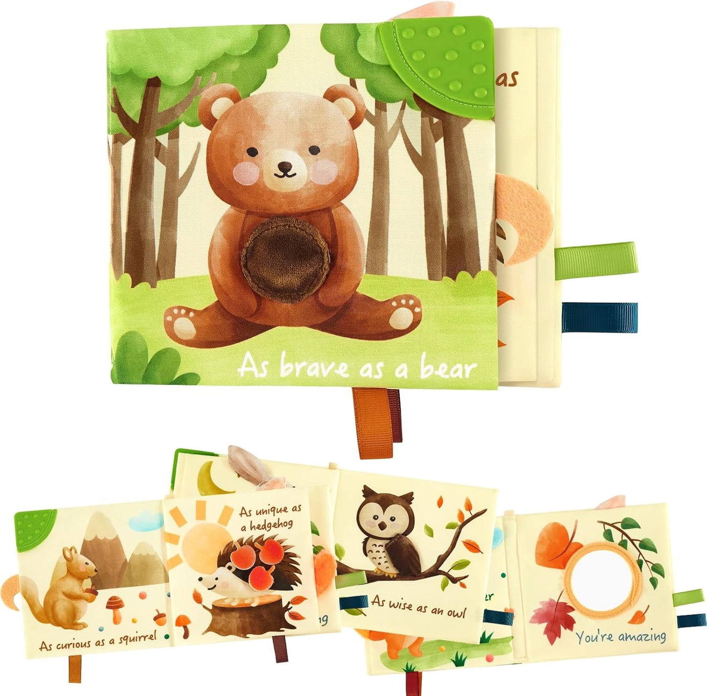 WERNNSAI Baby Touch and Feel Book - Sensory Fun