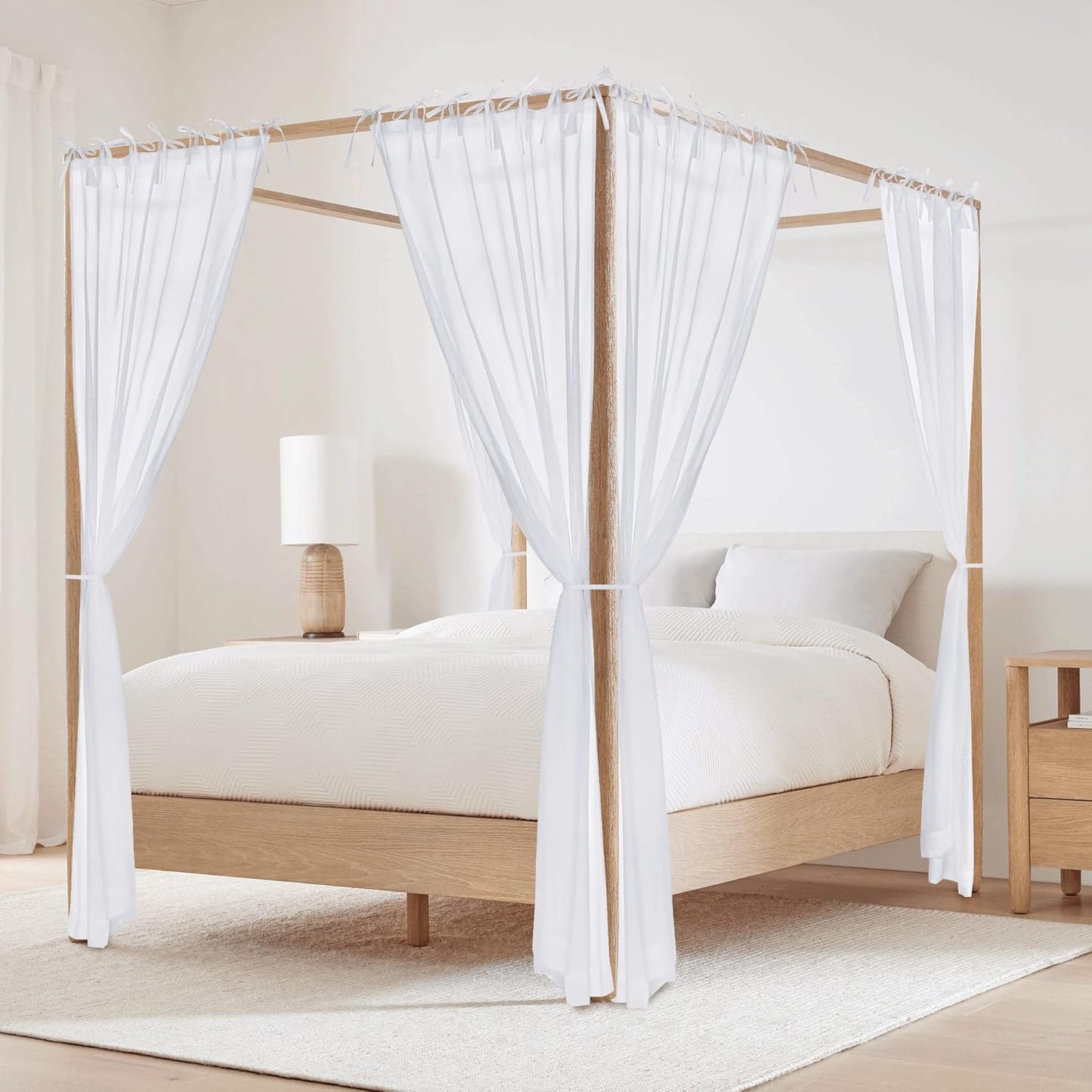 Transform Your Bedroom with RYB HOME Canopy Curtains
