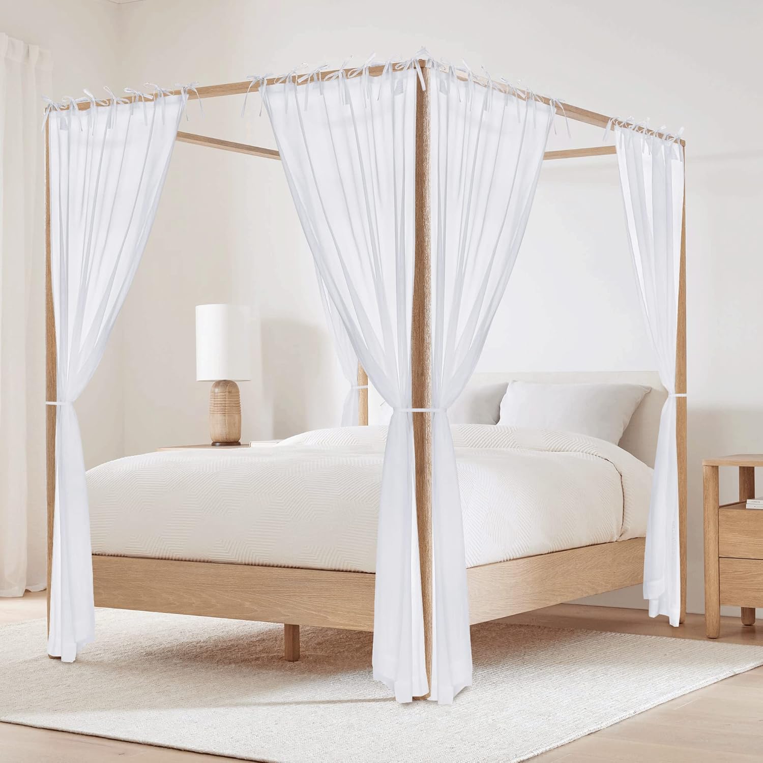 Transform Your Bedroom with RYB HOME Canopy Curtains