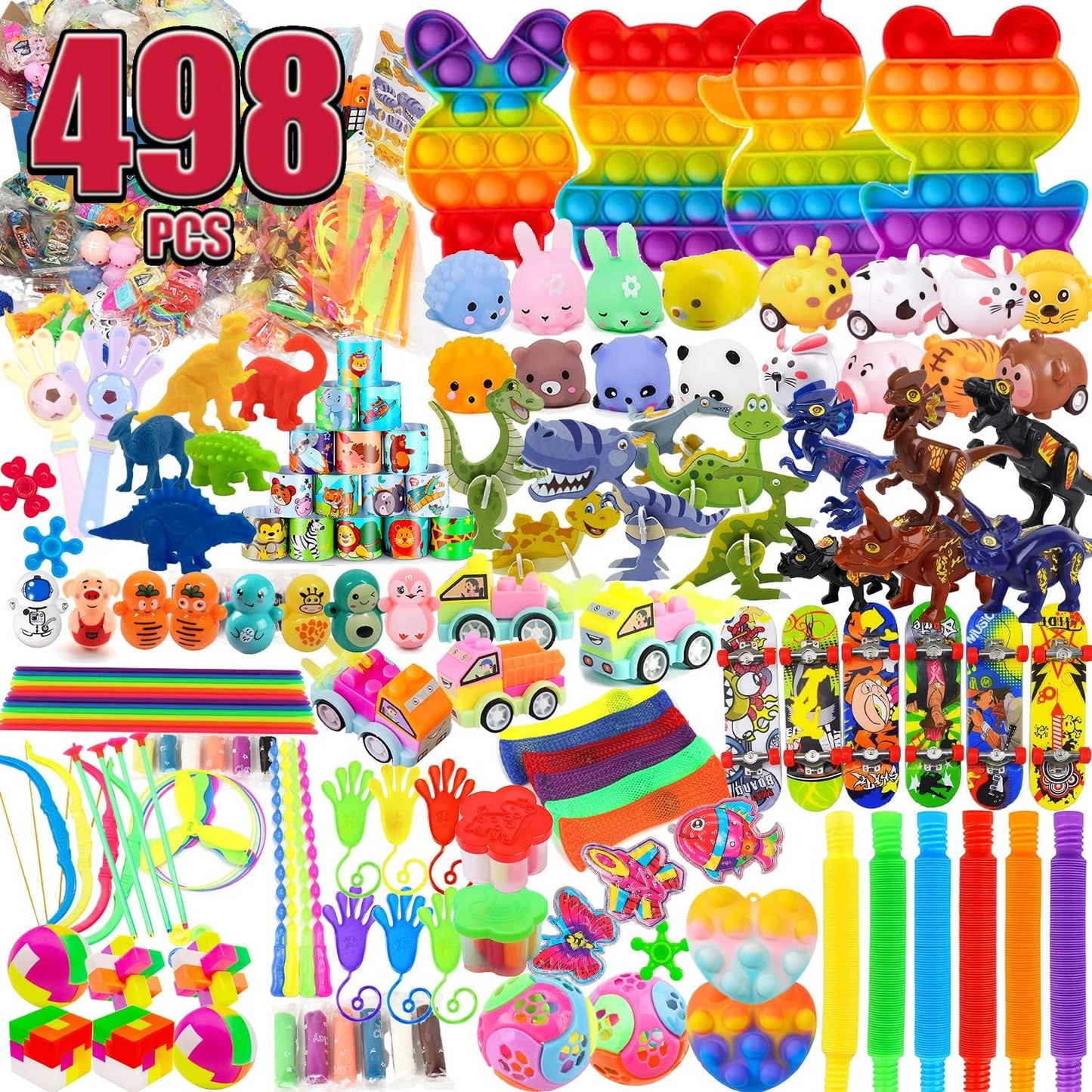 498 PCS Premium Party Favors for Kids Aged 3-10 Years Old