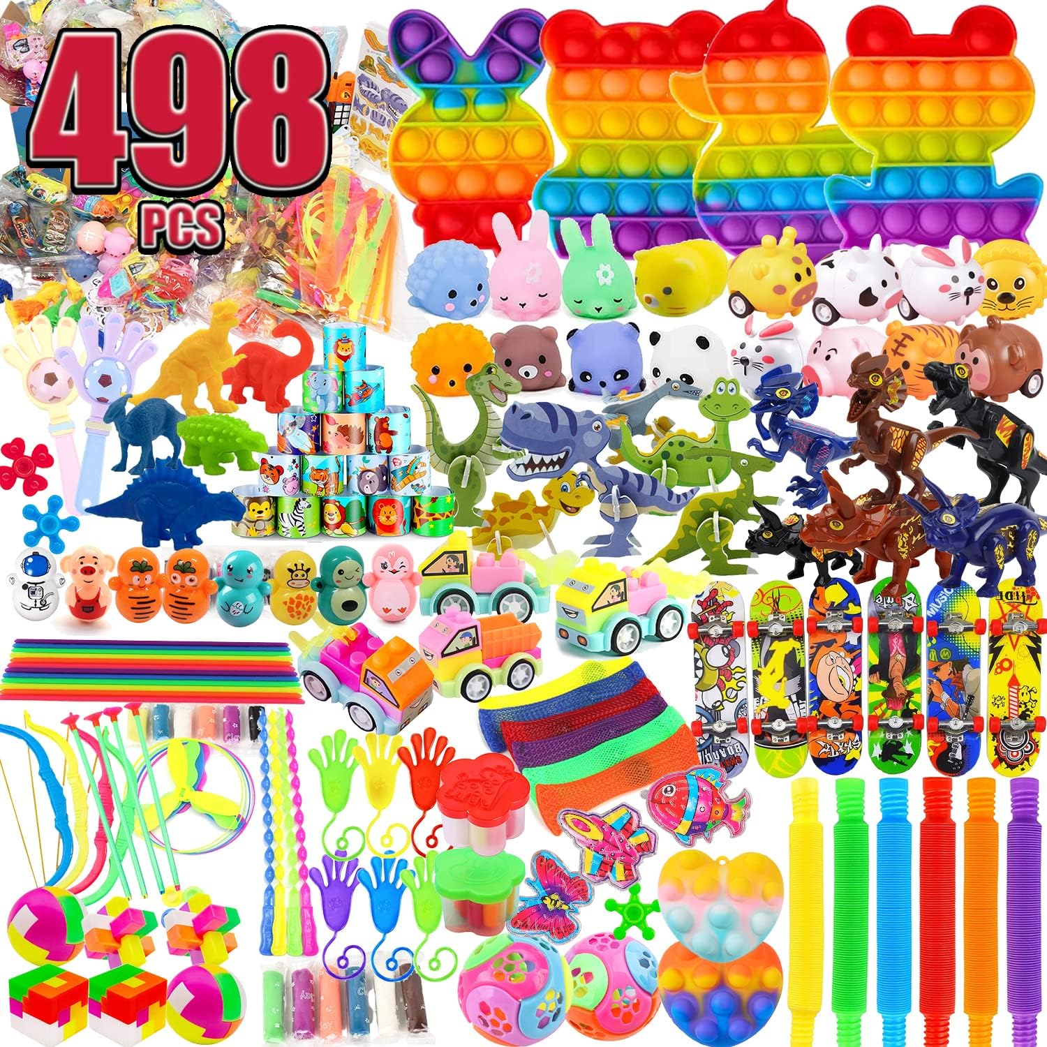 498 PCS Premium Party Favors for Kids Aged 3-10 Years Old