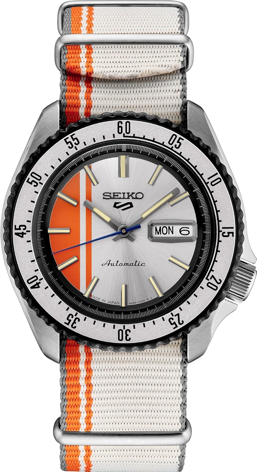 SEIKO Automatic Watch for Men - 5 Sports with Day/Date Feature