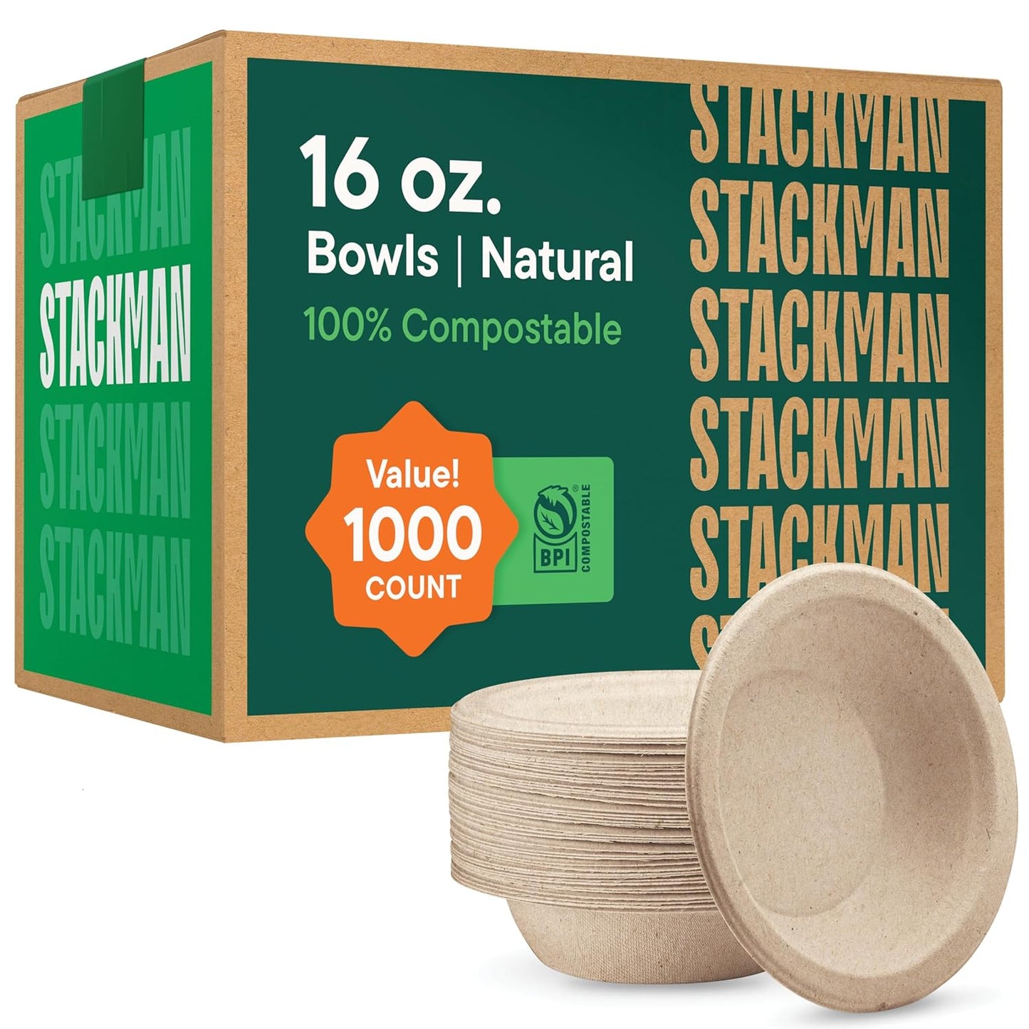 100% Compostable Paper Bowls for Eco-Friendly Dining Needs