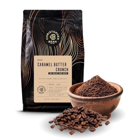Decaf Caramel Butter Crunch Coffee - No Sugar | 100% Arabica | 12oz