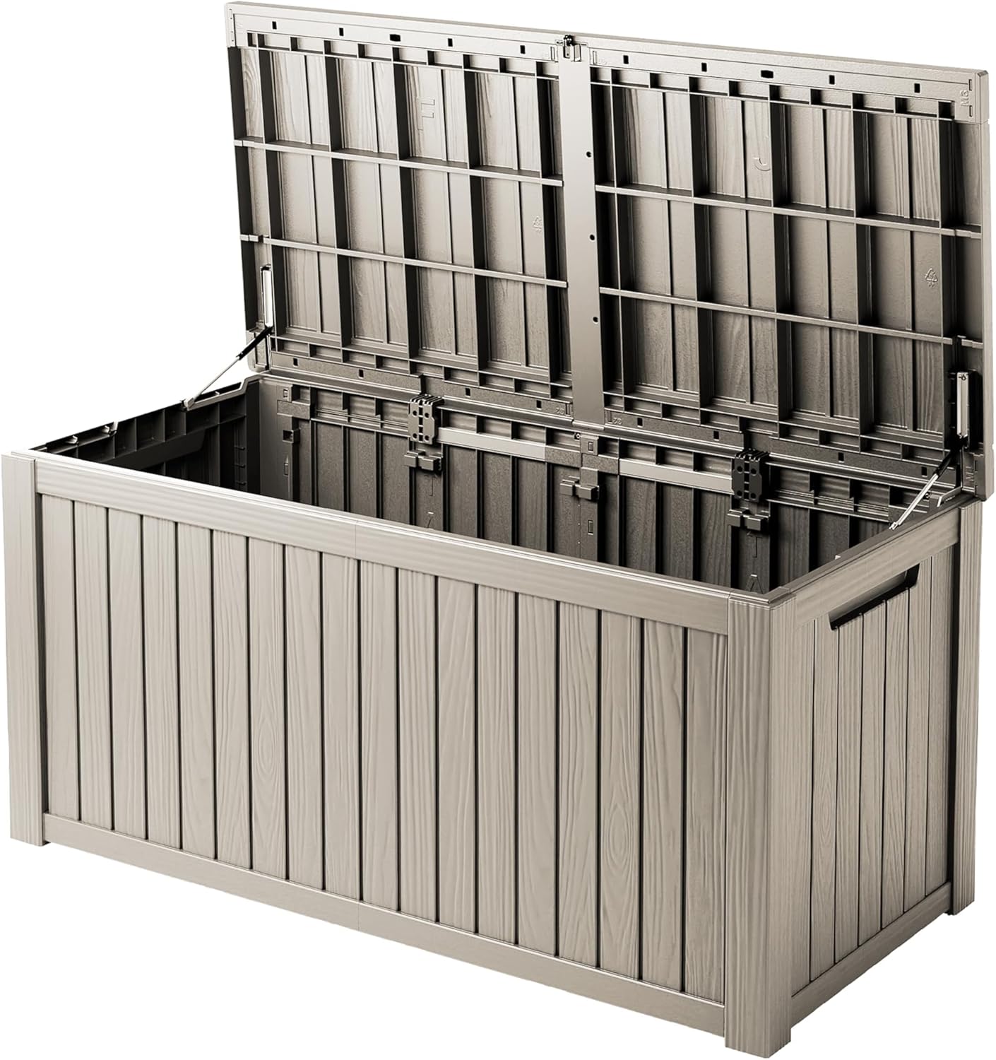 200 Gallon Outdoor Storage Bench Waterproof for Patio & Pool