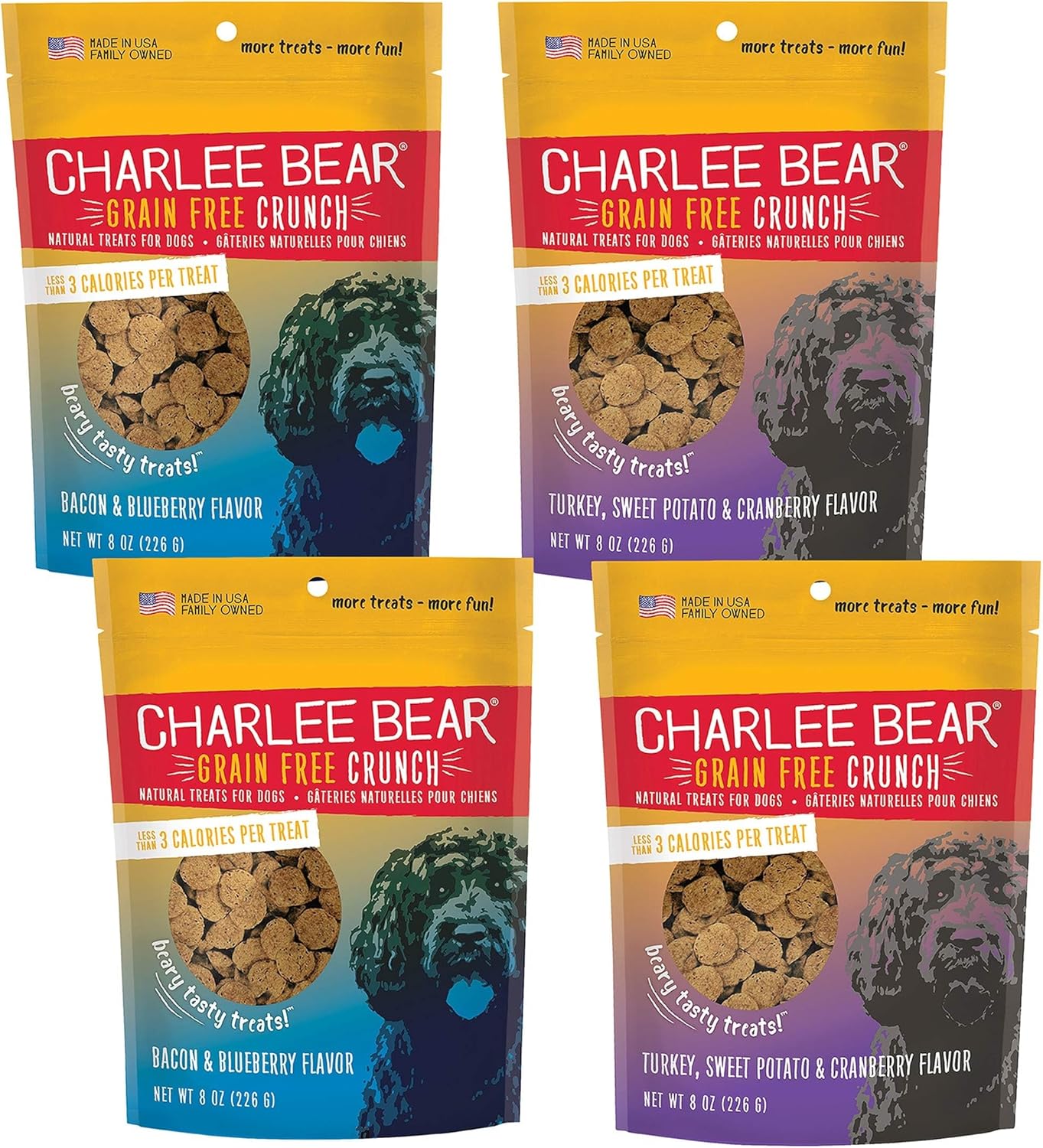 Charlee Bear Crunchy Dog Training Treats for Small Breeds