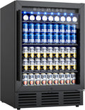 24 Inch Beverage Refrigerator Under Counter - 180 Can Capacity