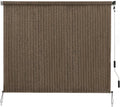 Outdoor Sunshade Roller Shade 8ft x 6ft - Crank Operated Cordless Roll