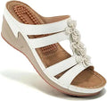 Womens Wedge Sandals Comfortable Cushion Footbed - Dressy Summer