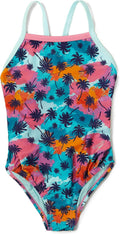 Speedo Girl's Swimsuit One Piece Thin Straps - Chlorine Resistant