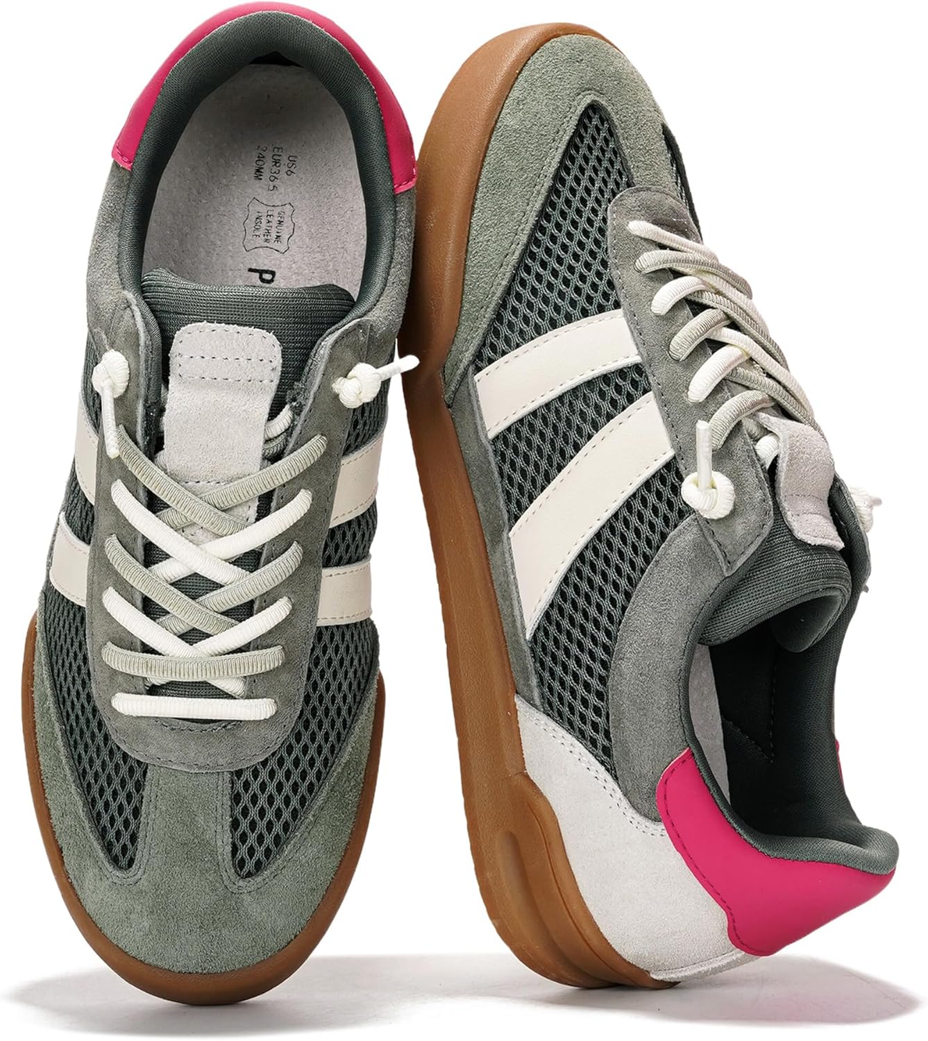 Project Cloud Genuine Leather Casual Sneakers for Women Comfort