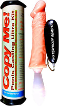 Light Skin Tone Penis Replica Vibrator Maker Kit - Handle Grip Base