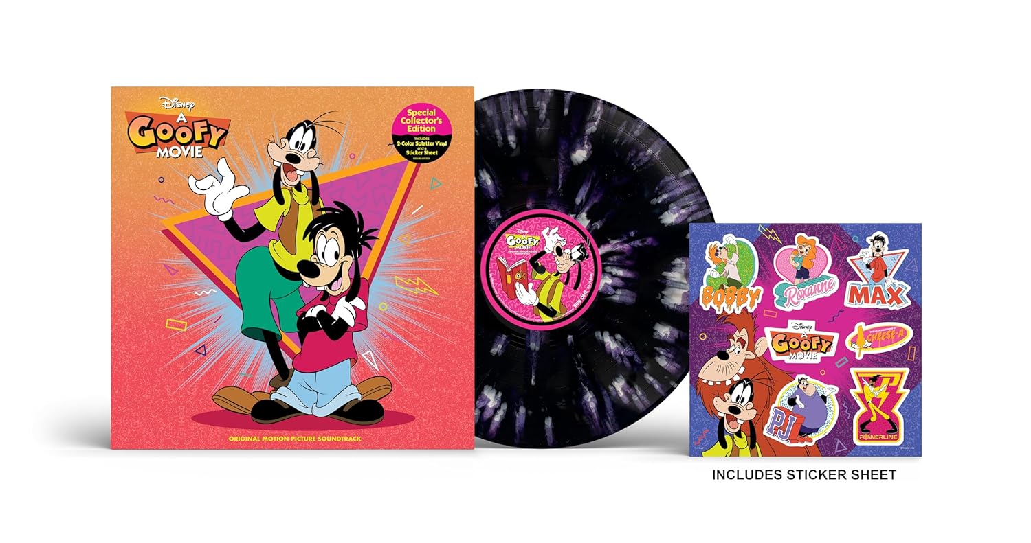 A Goofy Movie Soundtrack Splatter Vinyl - Perfect for Collectors