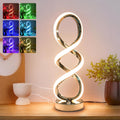 Modern Spiral RGB Table Lamp - Touch Dimmable Bedside Lamp