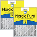 Nordic Pure 16x25x4 Pleated MERV 10 Air Filters for Clean Air