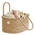 BEBE BASK Premium Diaper Caddy Organizer - Handcrafted Seagrass