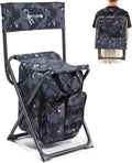 X Strike Backpack Fishing Chair with Cooler Bag for Outdoors