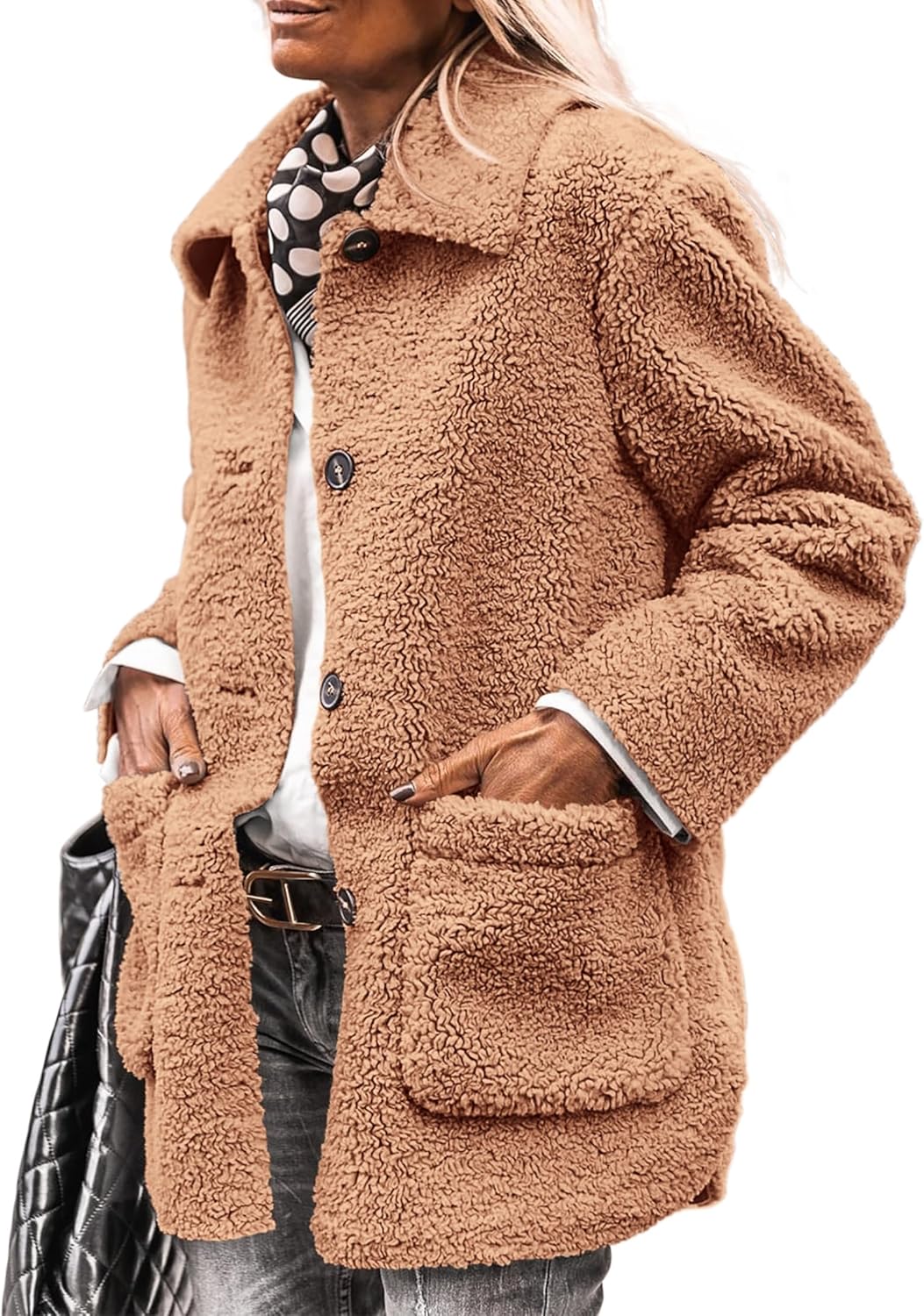 PRETTYGARDEN Women's Winter Faux Fur Coats for Cozy Style