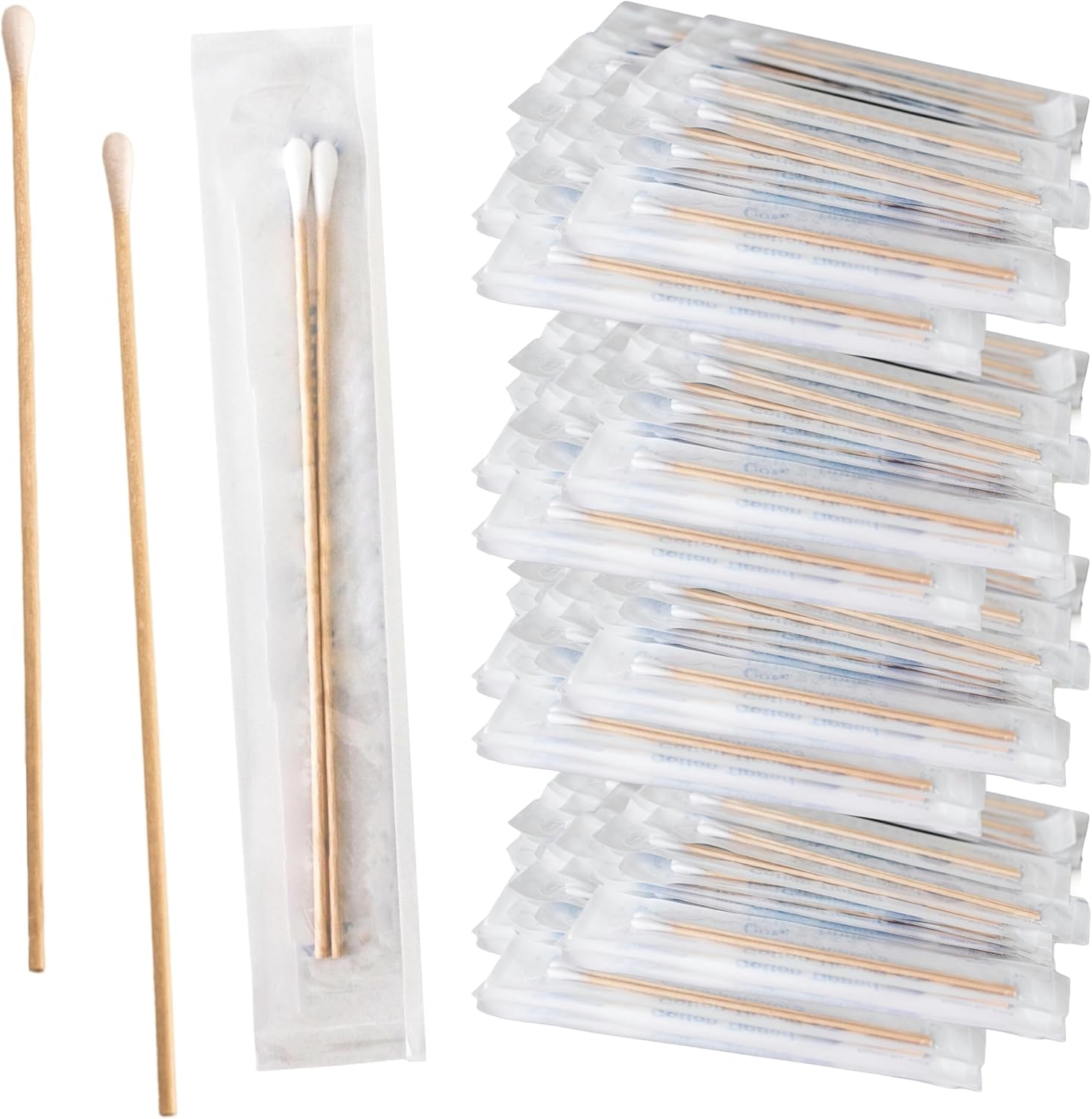 800 Sterile 6in Cotton Tip Applicators for Medical Use