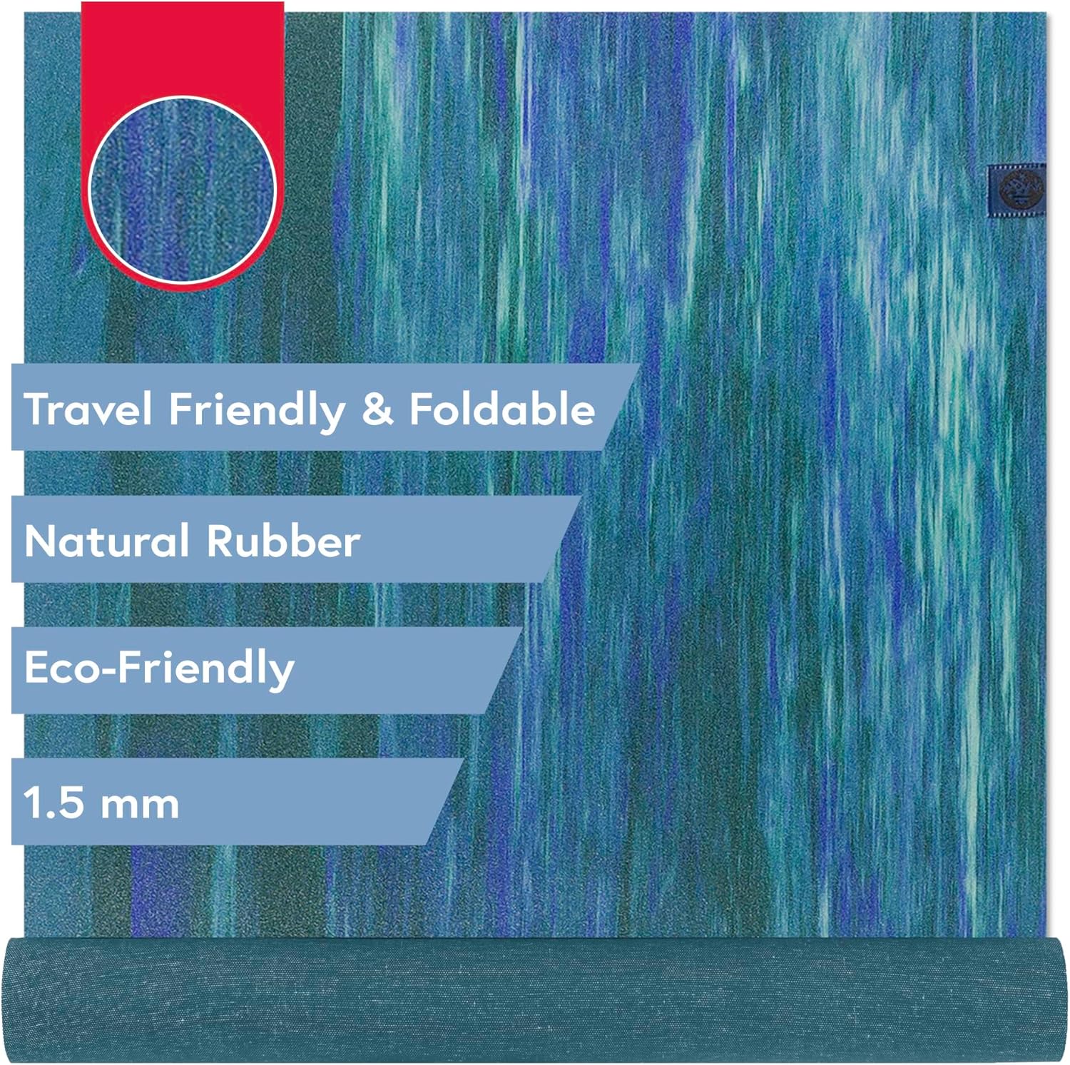 eKO SuperLite Yoga Mat - Travel Friendly & Eco-Friendly Design