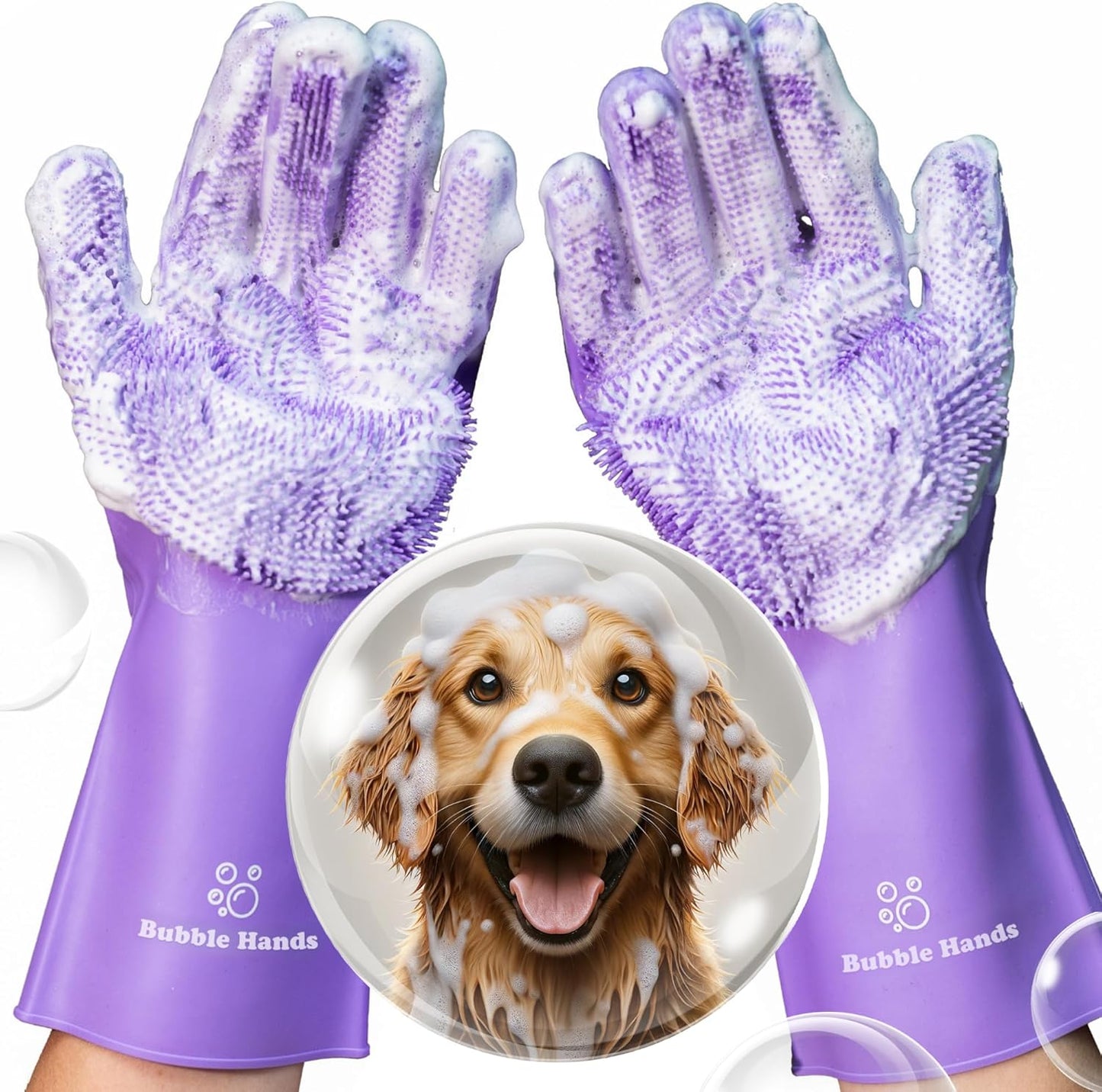 Bubble Hands: Pet Bathing Made Easy