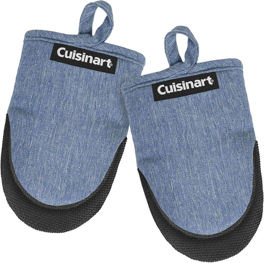 Cuisinart Heat-Resistant Mini Oven Mitts - Durable Cooking & Baking Set