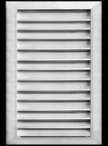 HVAC Premium 20in x 30in Aluminum Exterior Gable Louver Vent - Weather