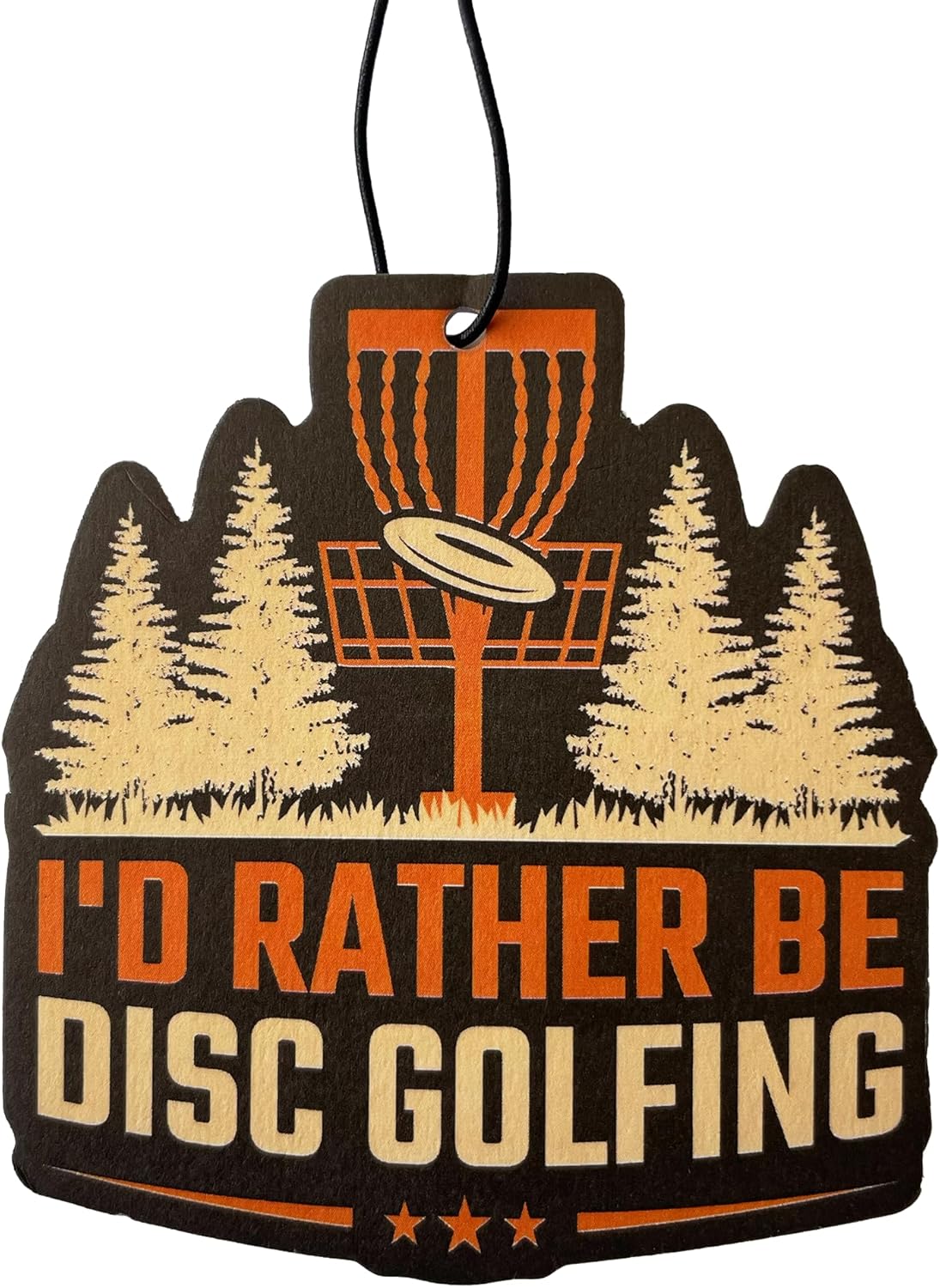 Long-Lasting Funny Frisbee Golf Air Freshener Pack