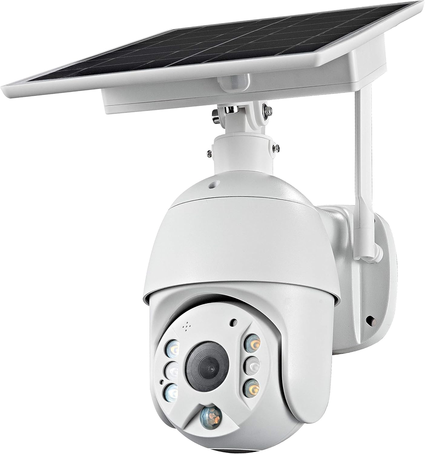 Solar-Powered PTZ Camera with Color Night Vision