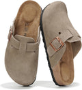 Project Cloud Genuine Leather Footbed Clogs for Women (Style 6SJY)