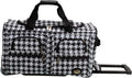 Rockland Rolling Duffle Bag - Spacious Carry-On for Short Trips