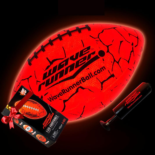 Wave Runner Light-Up Football - Glow in The Dark Fun!