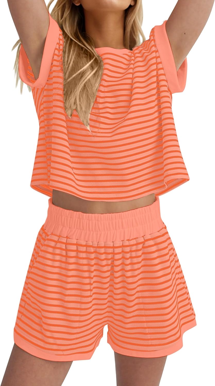 Women Summer 2 Piece Lounge Sets for Comfy Casual Style