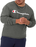 Champion Mens Crewneck Sweatshirt - Midweight Fleece Comfort