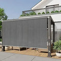 HENG FENG Outdoor Cordless Roller Shade for UV Protection