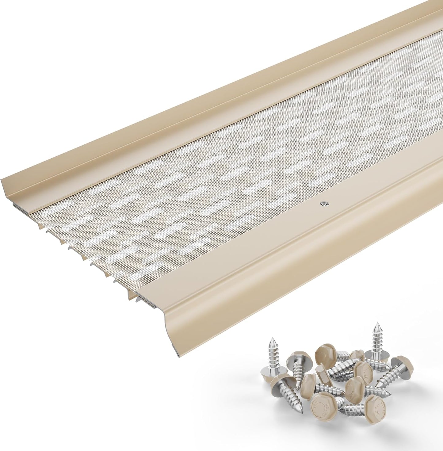Micromesh Gutter Guards for Leaf Protection - 35 Feet Long