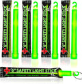 25 Ultra Bright Green Glow Sticks - Individual Packed With Lanyard