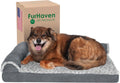 Furhaven Memory Foam Dog Bed L Chaise for Large Dogs - Comfort Focused