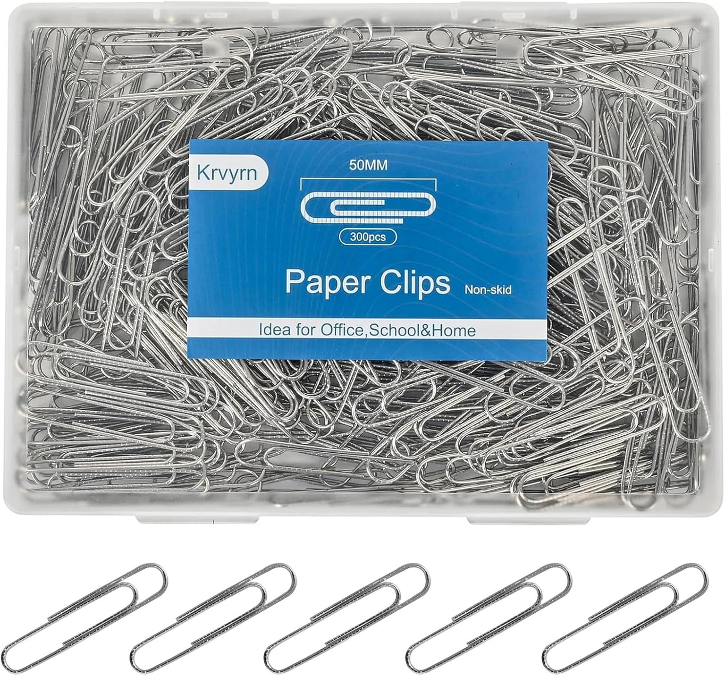 300 Jumbo Non-Skid Paper Clips for Office & School